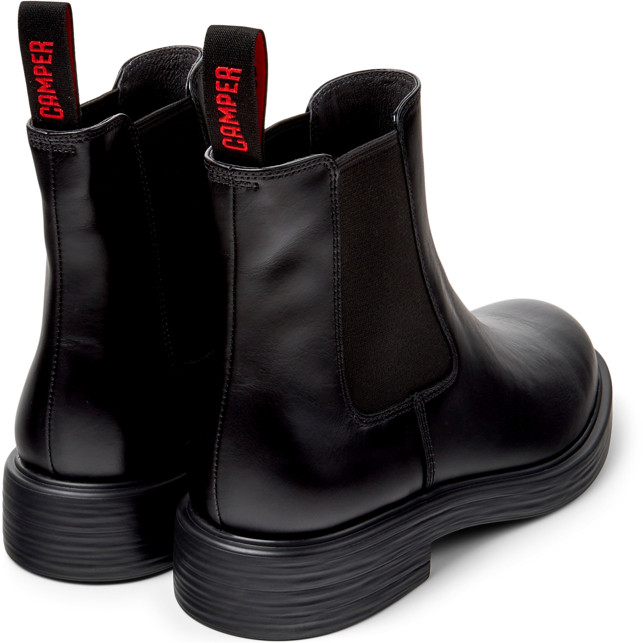 Botines - CAMPER Dean - Negro - Cuero liso