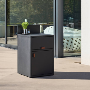 Module de cuisine extérieure acier 2 portes L60cm THIRA
