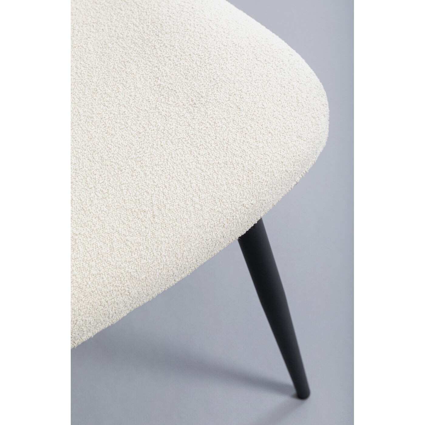 Ensemble table et 2 chaises blanches Bistrot Rosali Kare Design