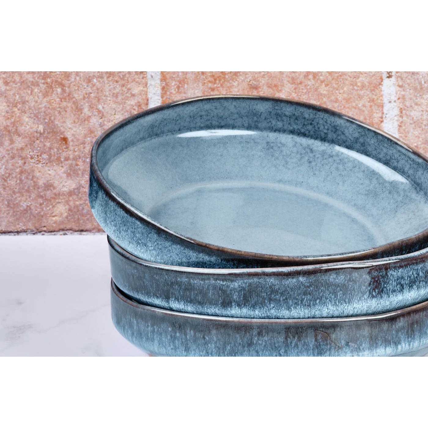 Assiette creuse GENESIS Ø21cm - 6 pièces - Mer