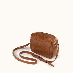 BLOCK CROCO FW25 CROSSBODY CAMERA C/BROWN