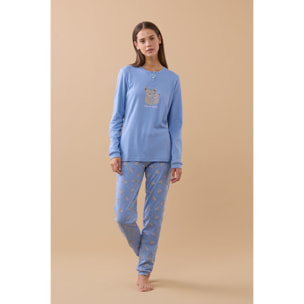 Pigiama donna caldo cotone articolo Koala. Noidinotte