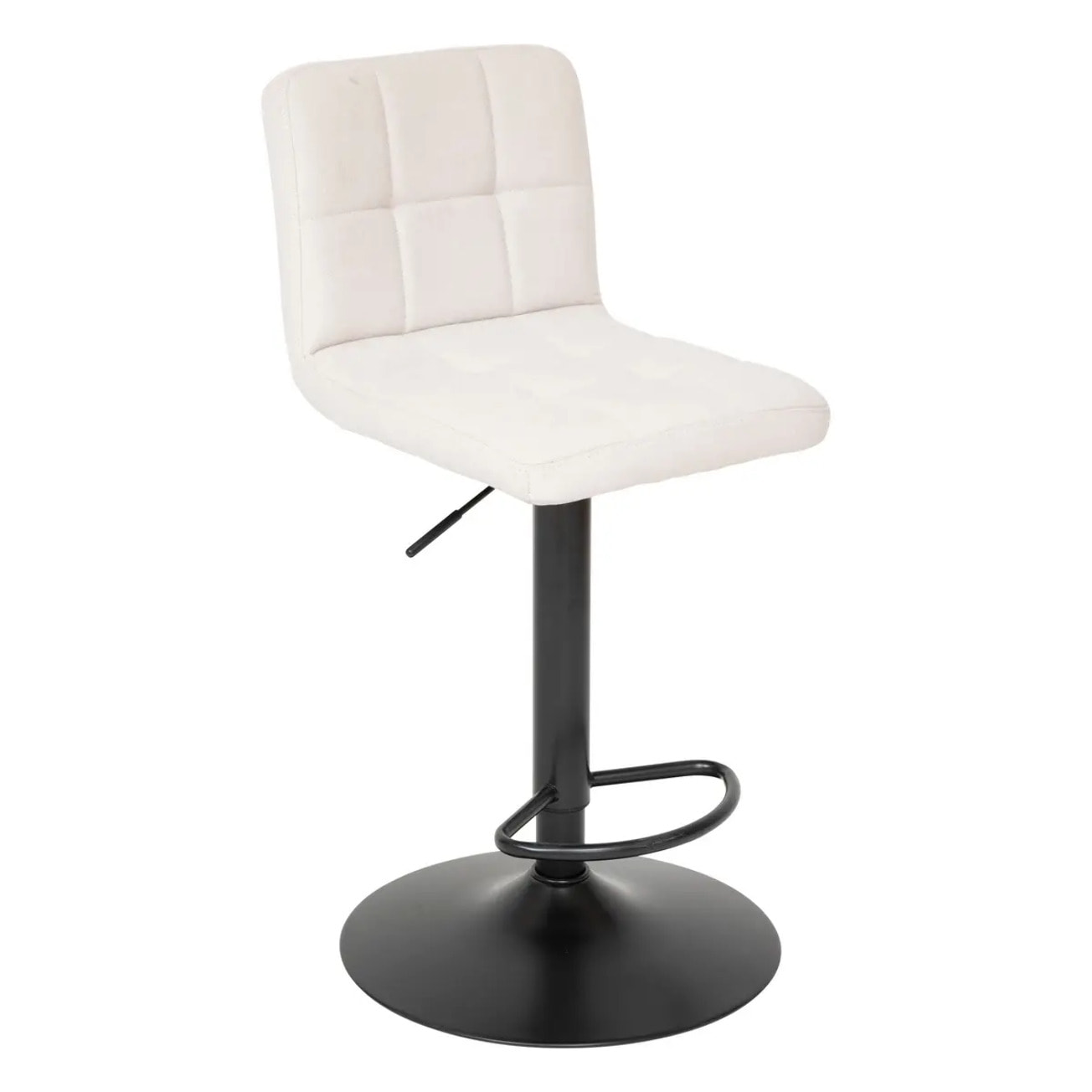 Lot de 2 tabourets de bar "Delek" beige 104x52x45cm