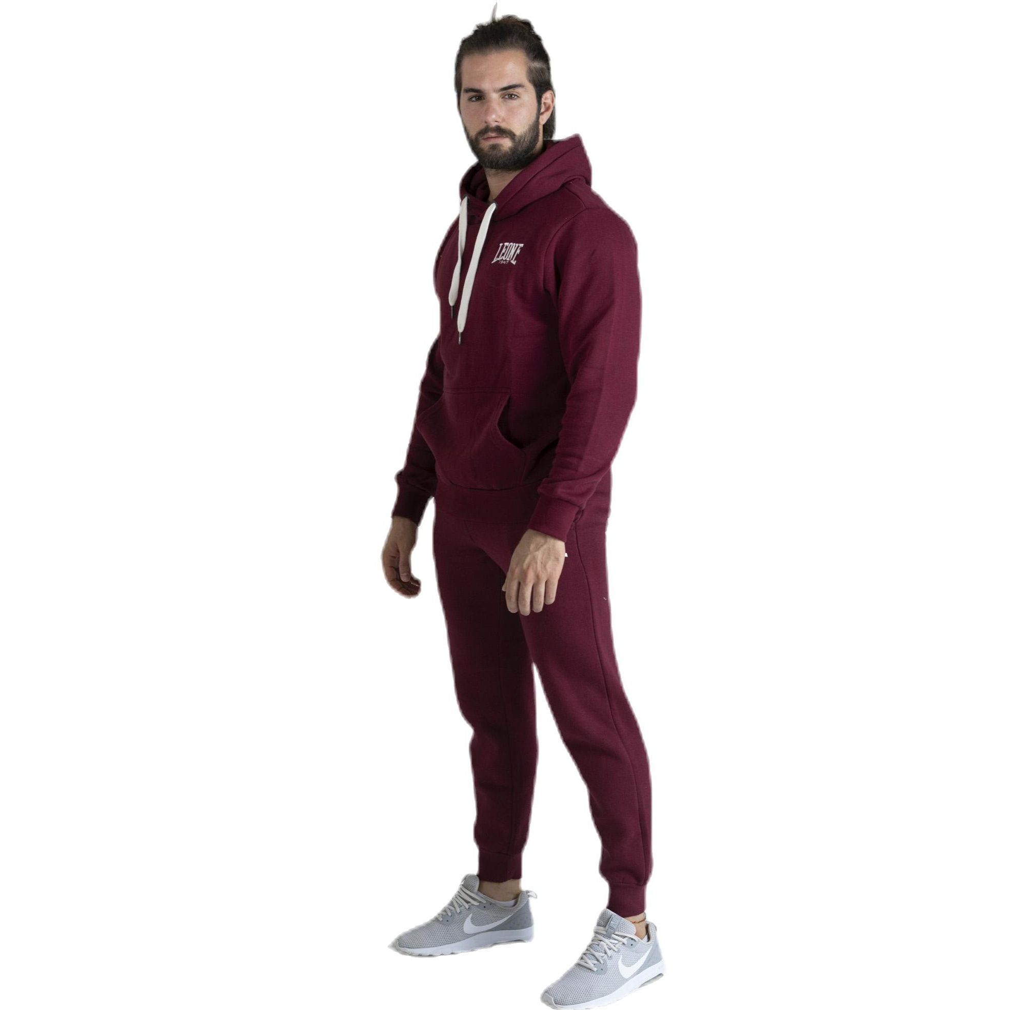 Sudadera hombre Leone 1947 Apparel Logo Bordado