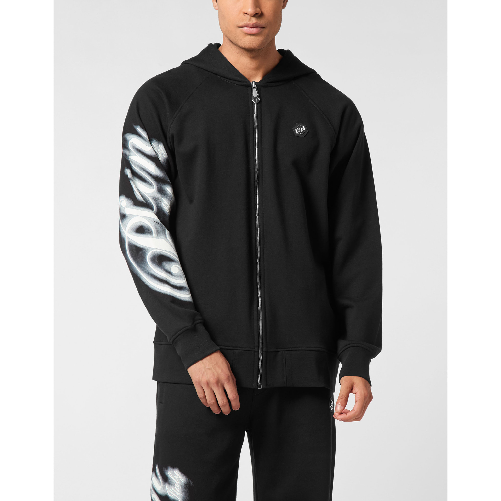 PHILIPP PLEIN Hoodie Sweatjacket SIGNATURE