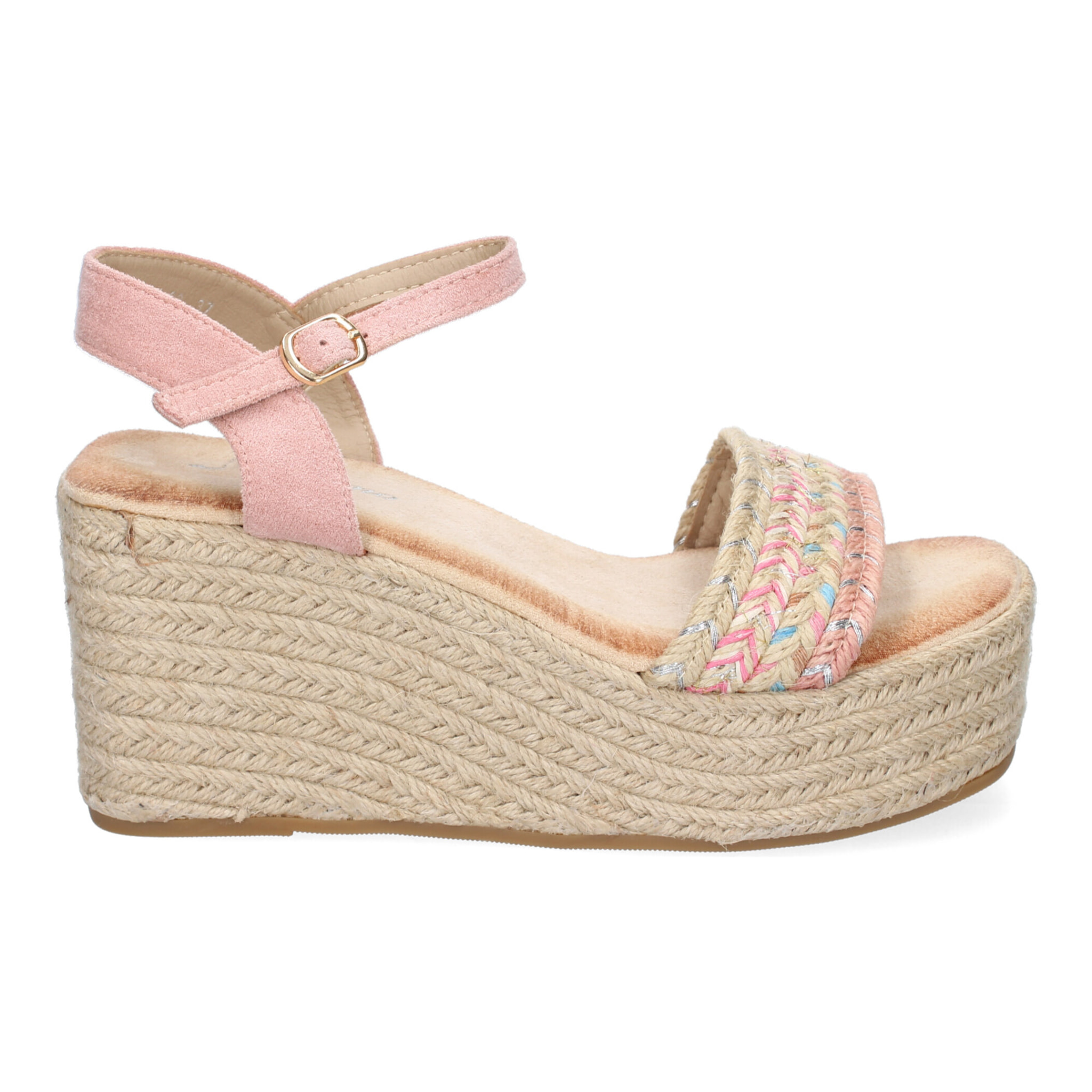 Sandalia de Cuña de Yute para Mujer, Comodas y Elegantes, Diseño Moderno