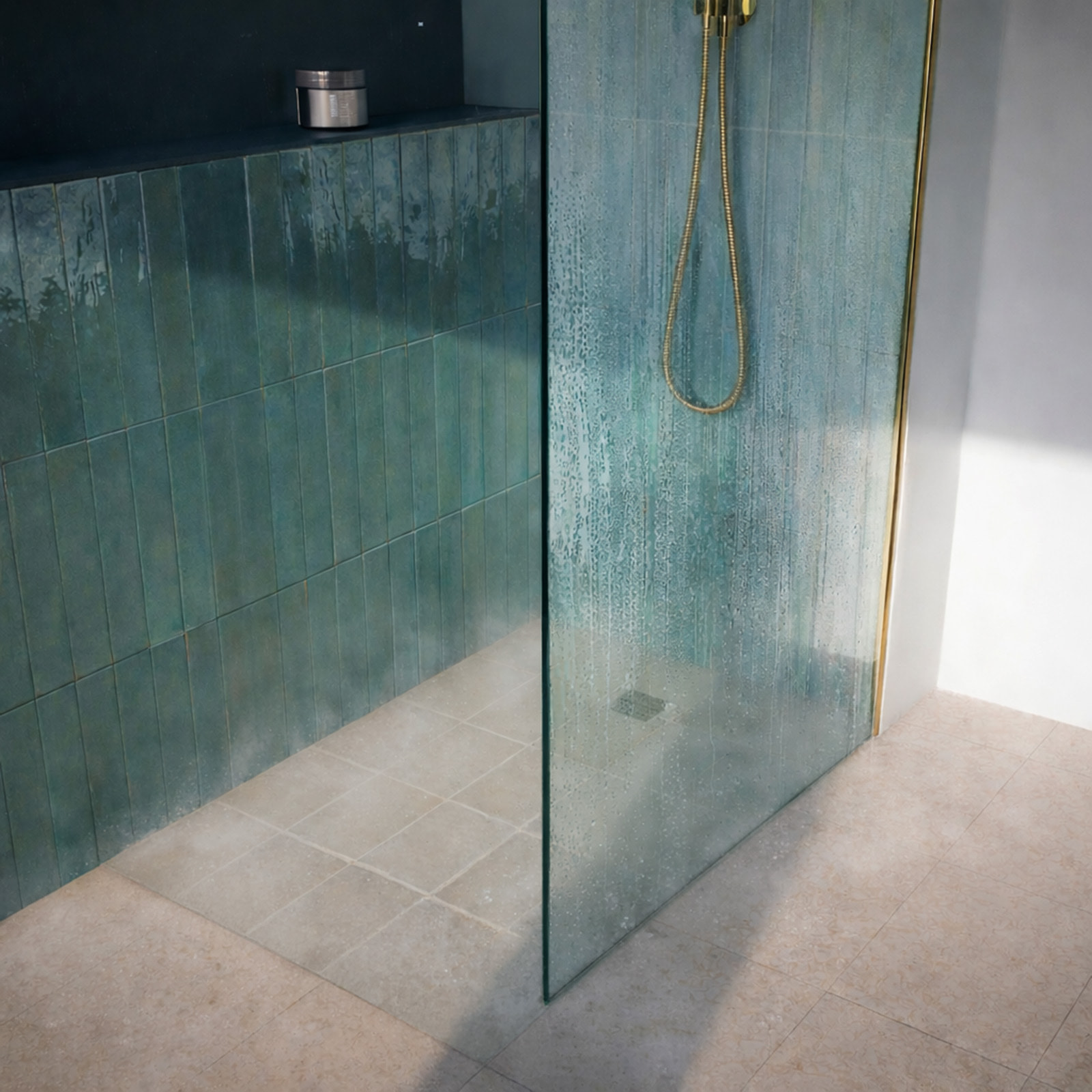 Bac receveur de douche à carreler 90x160cm recoupable sur mesure pour douche à l'italienne