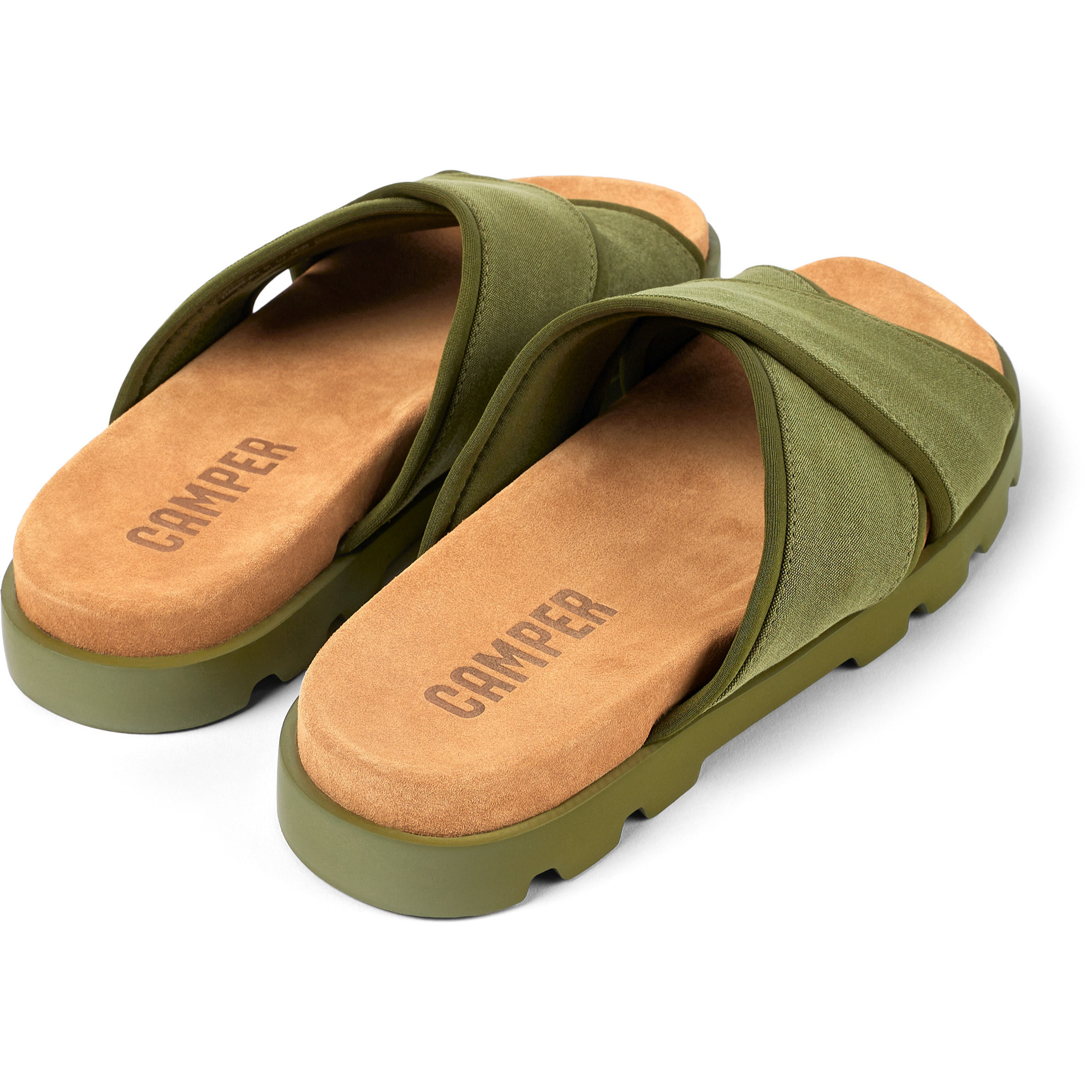 Sandalias - CAMPER Brutus - Verde - Textil técnico (poliéster reciclado)