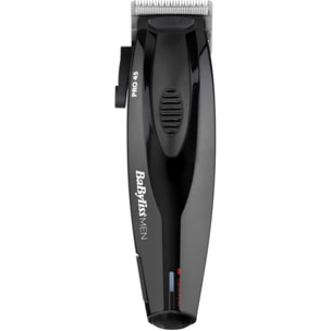 Tondeuse cheveux BABYLISS E958E, molette réglable, 45 hauteurs de coupe, précision 0,5 mm, autonomie 30 mn