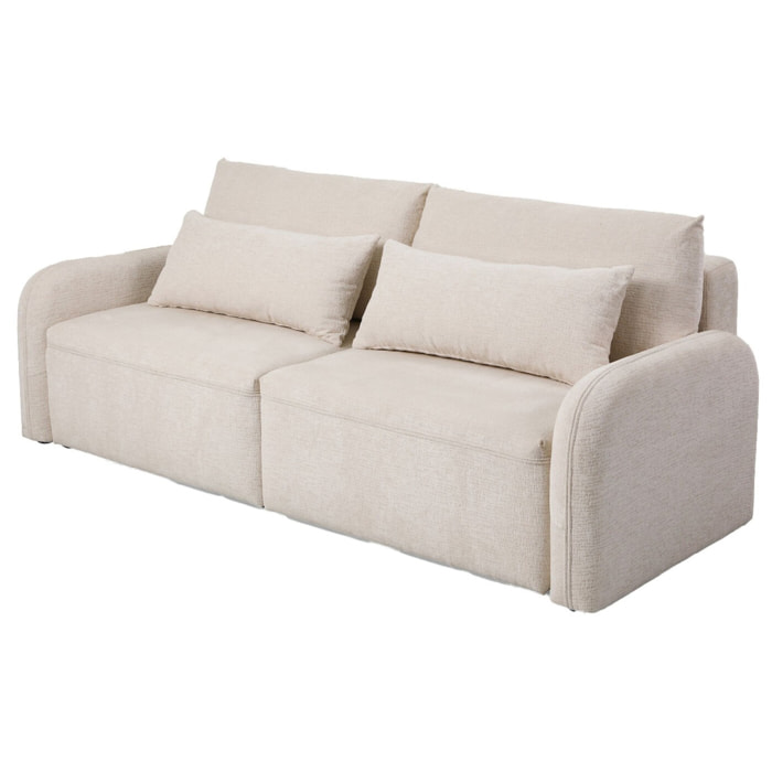 Canapé-lit Fridolin beige Kare Design