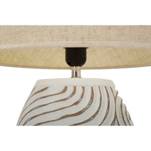 LAMPADA DA TAVOLO RESINA OBLIX CM Ø 35X55