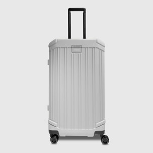 Piquadro Hardside 4 wheel suitcase in trunk shape, small