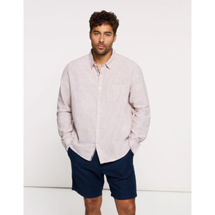 Camisa Manga Larga Beige - Sum