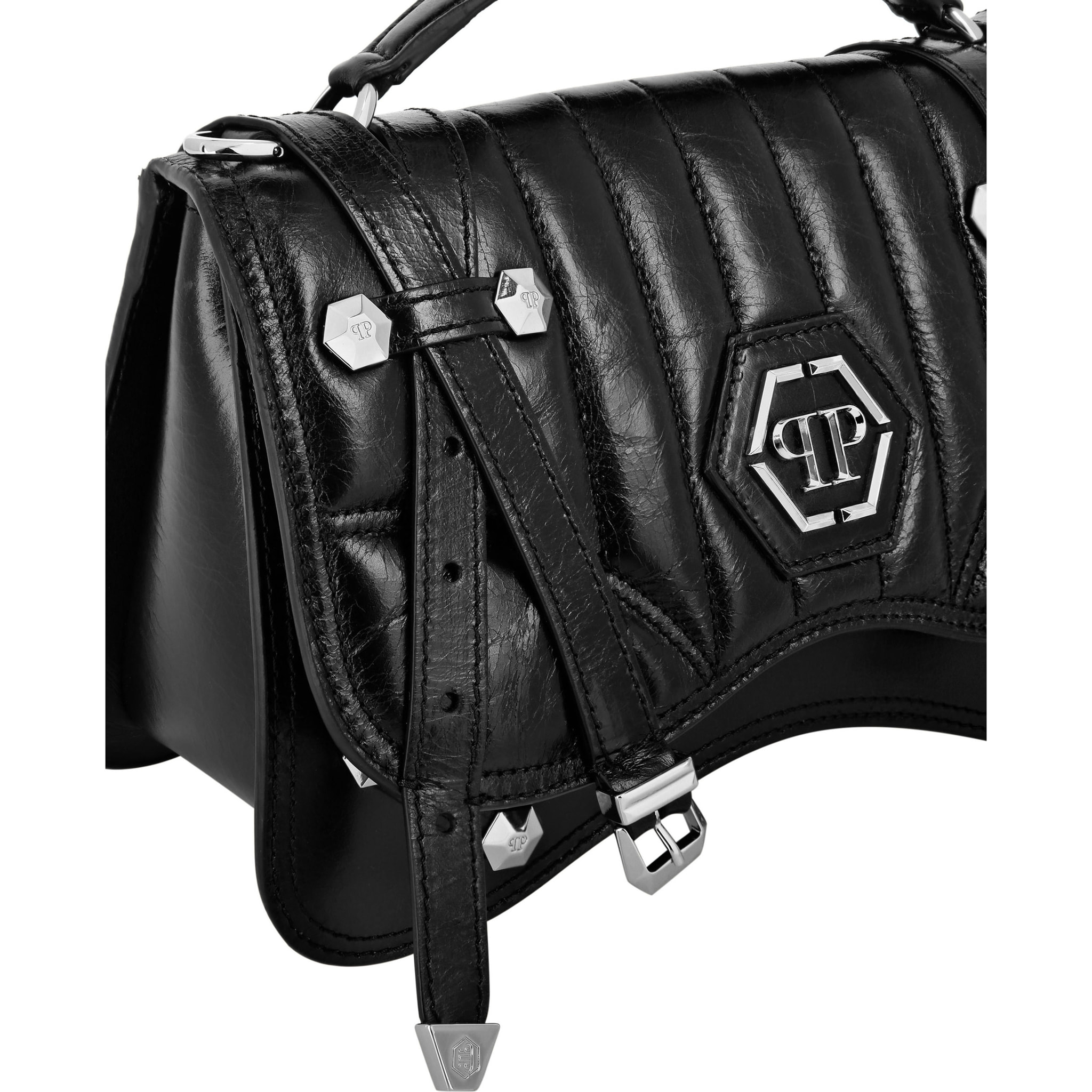 PHILIPP PLEIN Bolsa de asas HEXAGON
