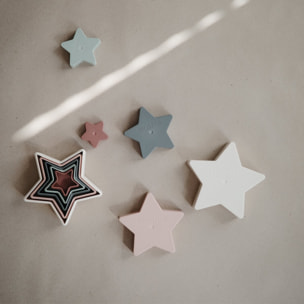 Mushie Estrellas Apilables Solid