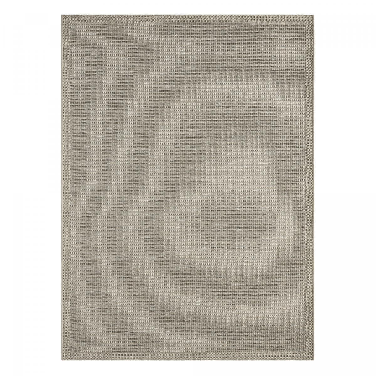 Tapis exterieur PUKET EX Beige 67x180 en polypropylène doux et soyeux