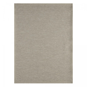 Tapis exterieur PUKET EX Beige 67x180 en polypropylène doux et soyeux