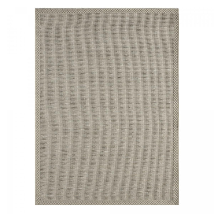 Tapis exterieur PUKET EX Beige 67x180 en polypropylène doux et soyeux