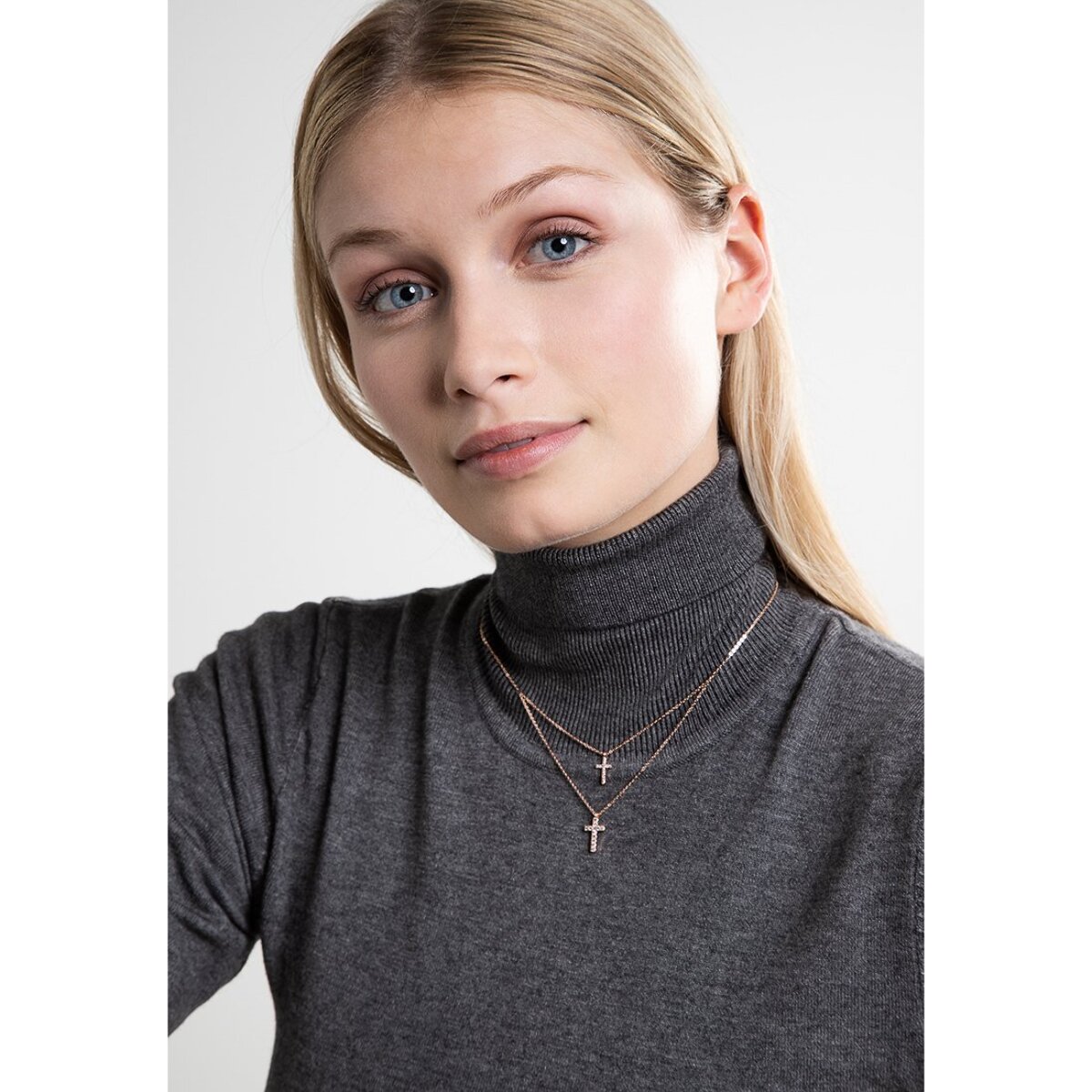 Collana U.S. Polo Assn. In metallo placcato oro rosa