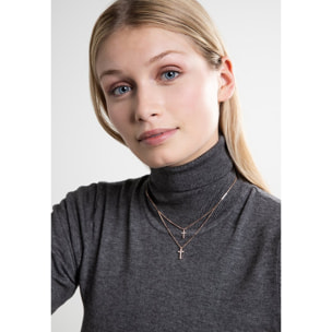 Collana U.S. Polo Assn. In metallo placcato oro rosa