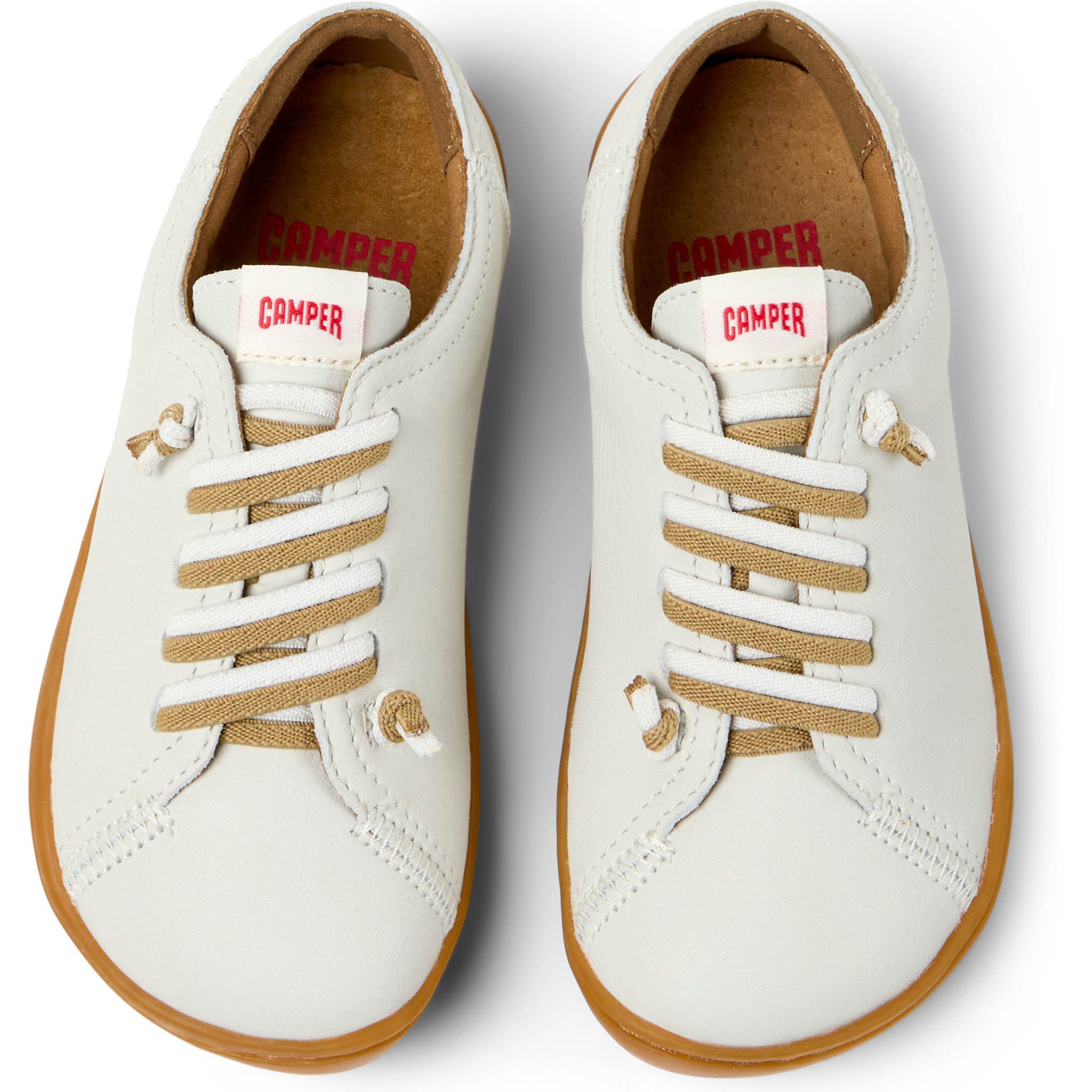 Zapatillas - CAMPER Peu Cami - Blanco - Cuero liso