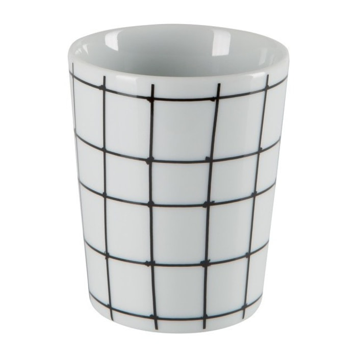 Gobelet Porcelaine VISBY Noir & Blanc Spirella