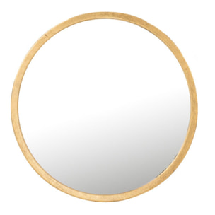 J-Line miroir Mona Rond - métal/verre - or - extra small - Ø 30 cm