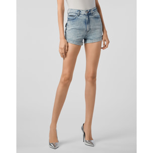 PHILIPP PLEIN Pantalones cortos vaqueros
