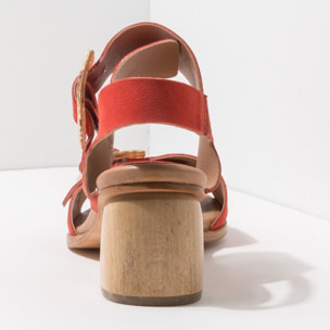 Sandalias con tacón S3142 TEXAS CORAL / VERDISO color Coral