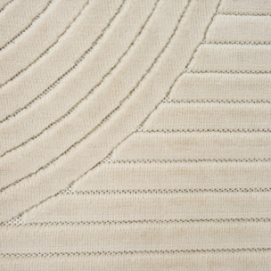 Tapis intérieur extérieur en relief ton sur ton FIRU
