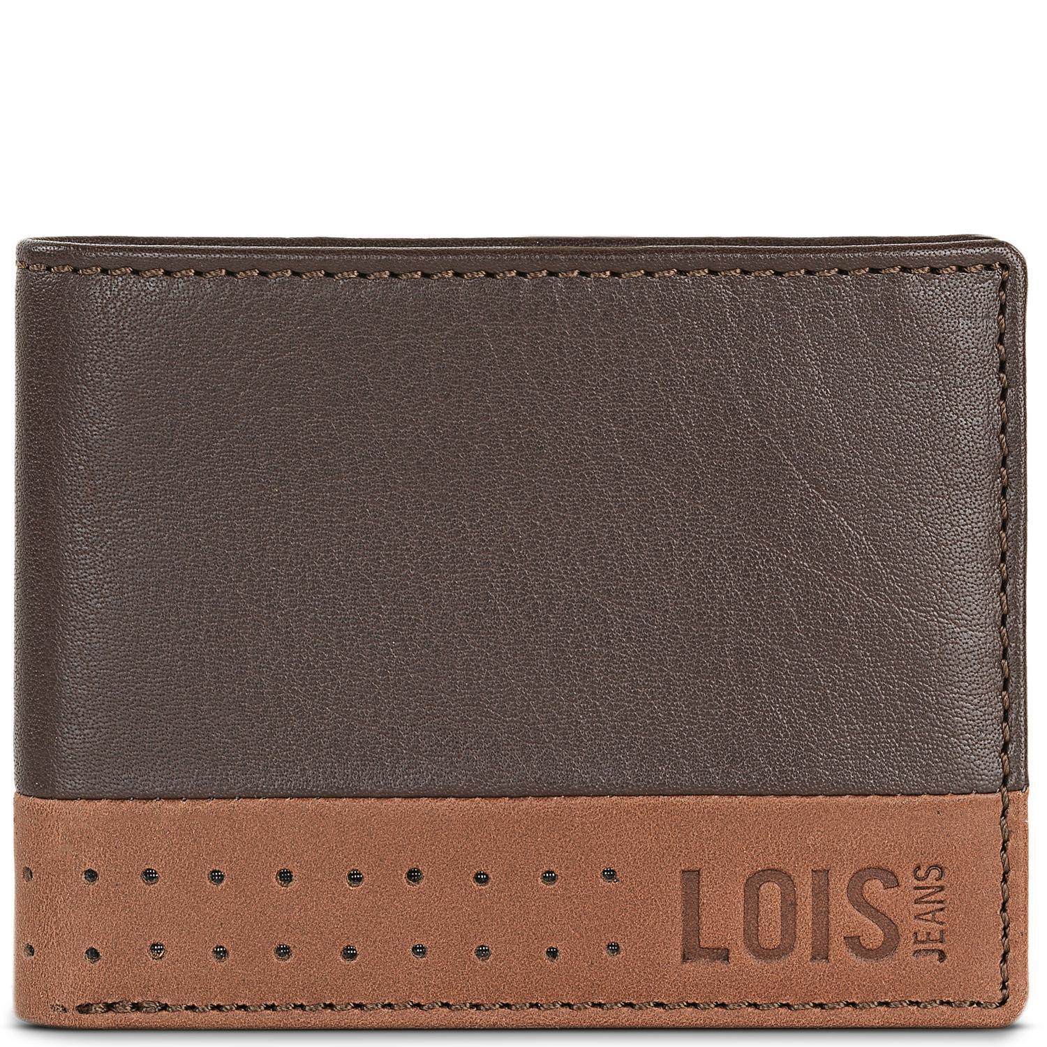 Cartera Hombre Piel Lois Durham Marron-Tan