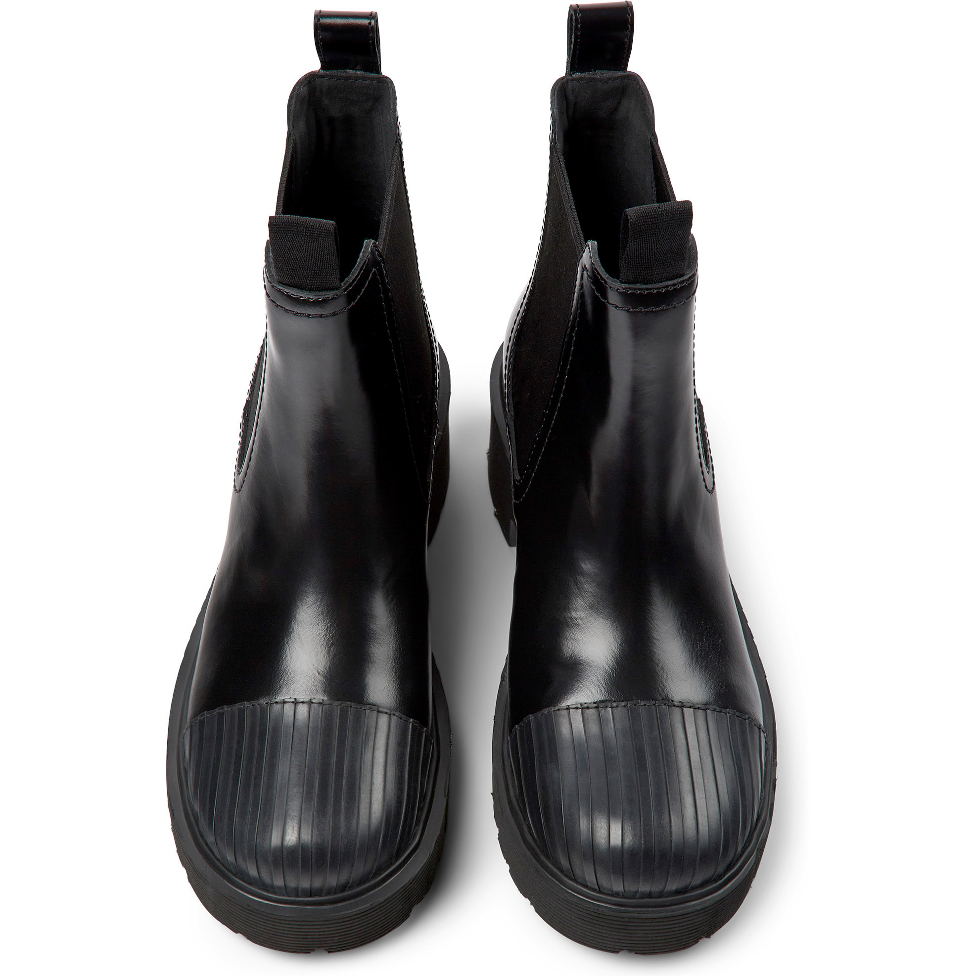 Botines - CAMPER Milah - Negro - Cuero liso
