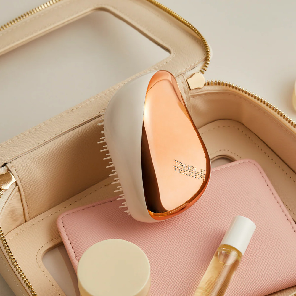TANGLE TEEZER COMPACT STYLER: Rose Gold/Ivory