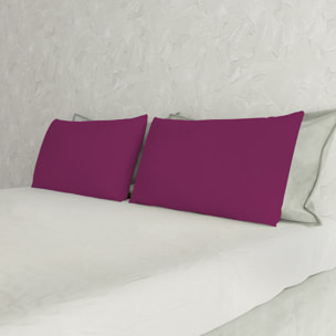 COPPIA FEDERE MAX COLOR, 100% Cotone, Made in Italy - FUCSIA