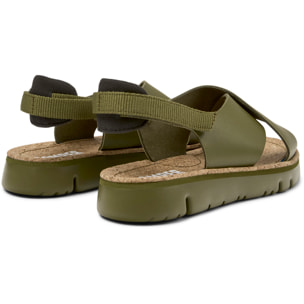 Sandalias - CAMPER Oruga - Verde - Cuero liso