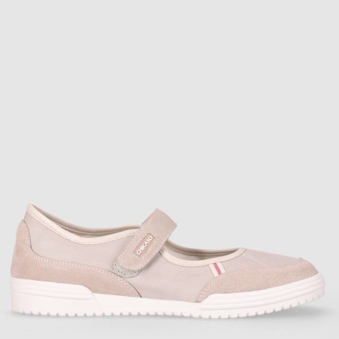 Zapatos de Tejido - Arena - Tacón: 1 cm
