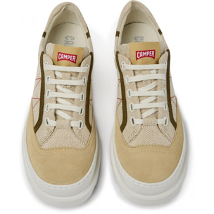 CAMPER Brutus - Zapatos de cordones Beige Mujer