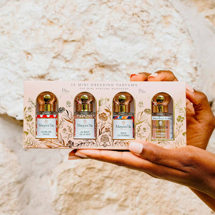 Le Mini Dressing - Coffret 4 Mini Parfums 4 x 15 ml