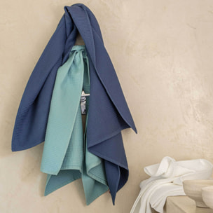 Serviette de toilette en coton bio, ESPRIT NID D'ABEILLE