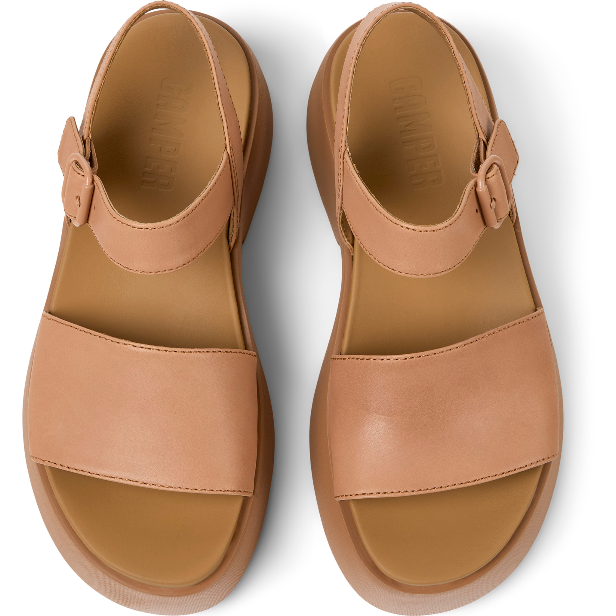 Sandali - CAMPER Tasha - Beige - Pelle liscia