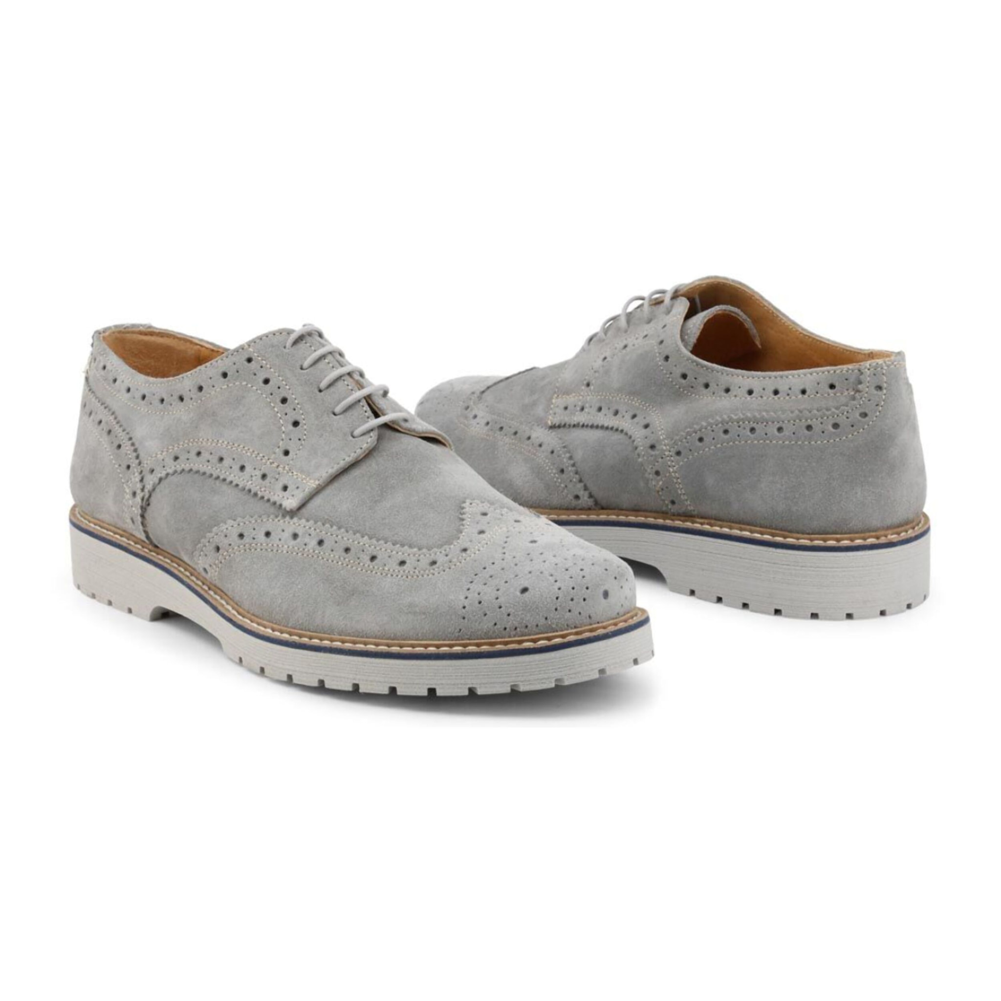 Zapatos Oxford para Hombre - Duca di Morrone Tancredi Suede Gray