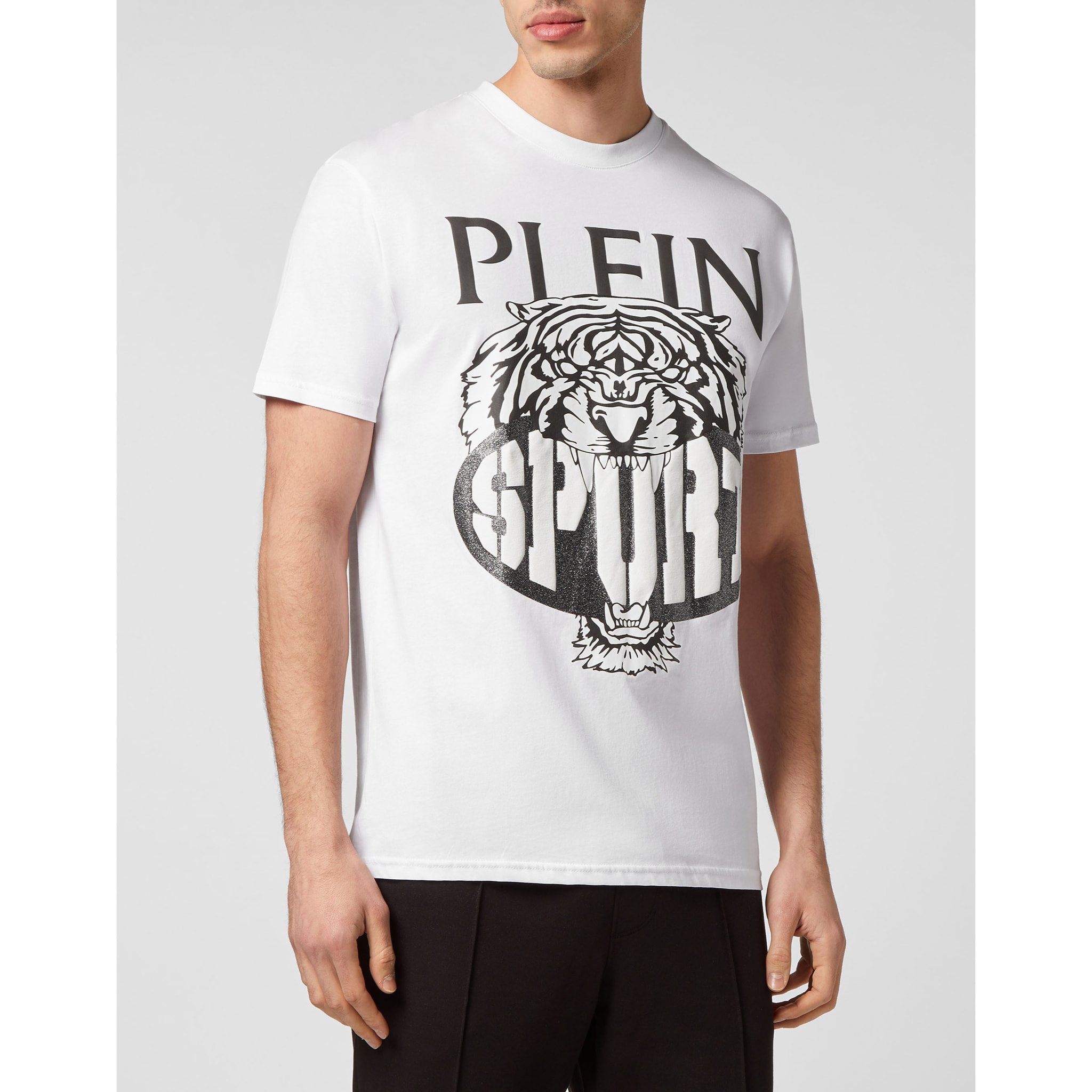 PLEIN SPORT Camiseta Cuello Redondo TIGER