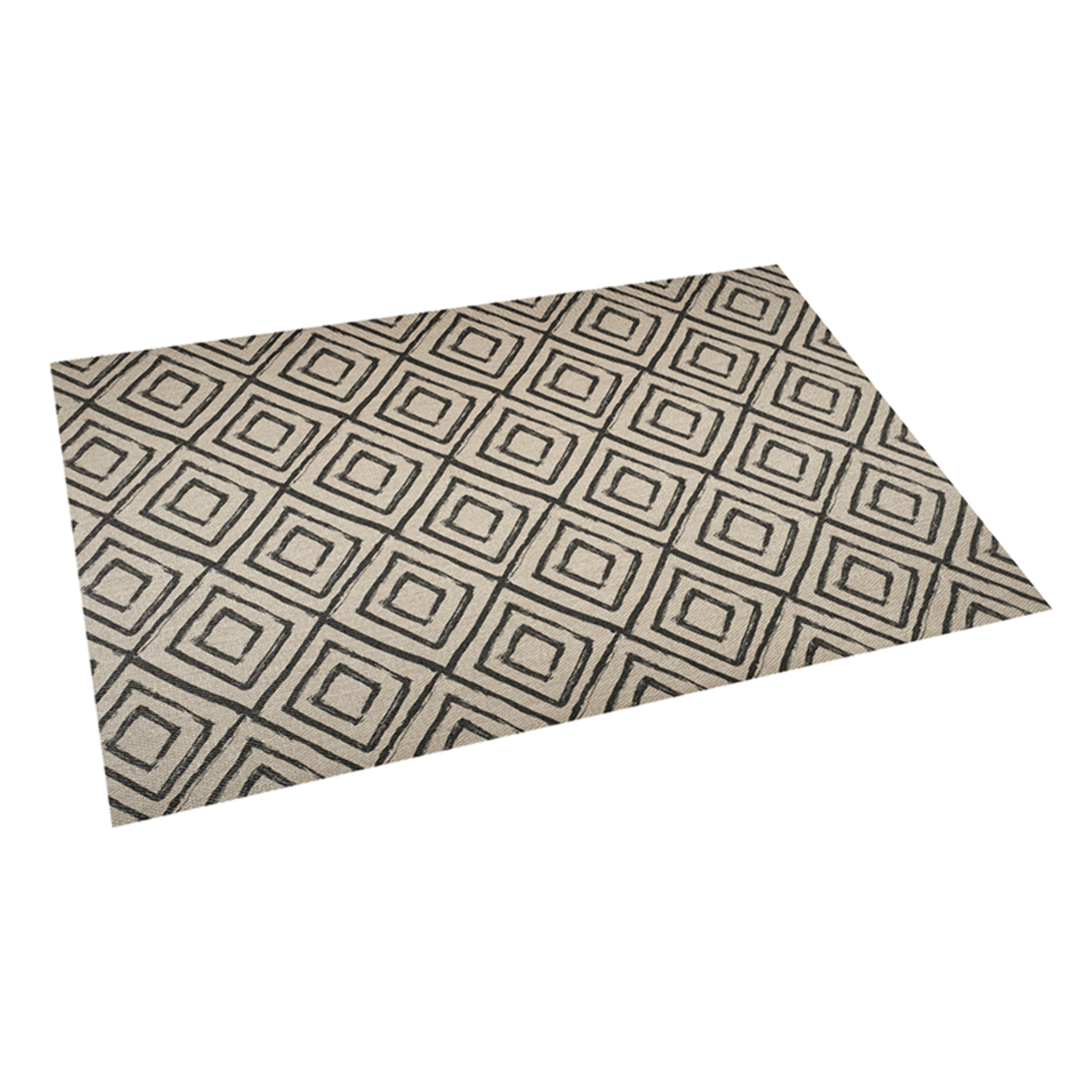 Alfombra LIVING DECO Etnic Piedra-Negro