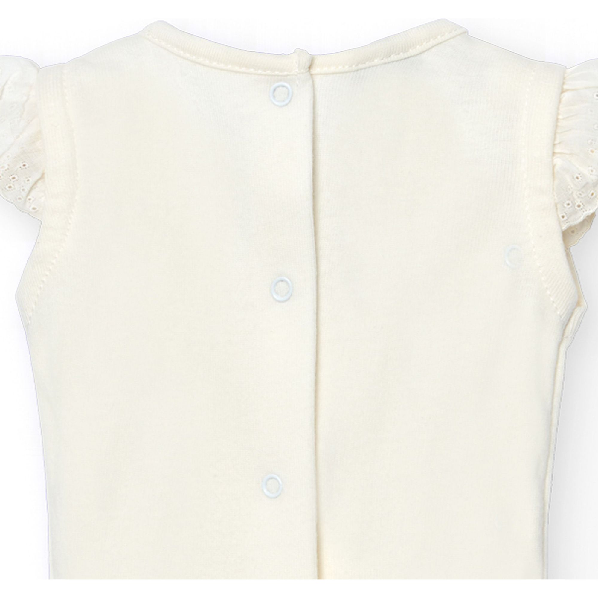 Body bebé tirantes puntilla algodón