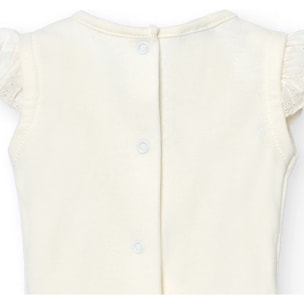 Body bebé tirantes puntilla algodón