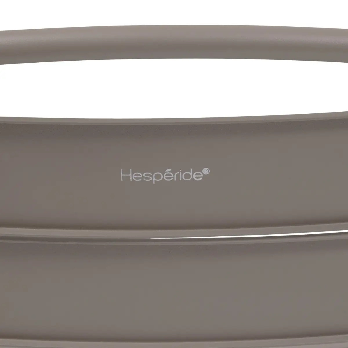 Chaise haute de jardin Alegoria empilable café