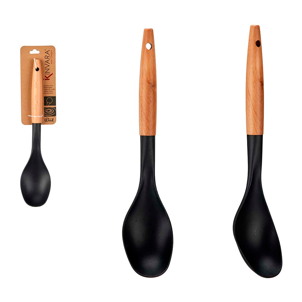 CUCCHIAIO CUCINA MANICO LEGNO