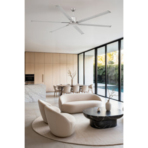 ANDROS XXL Ventilador de techo gris