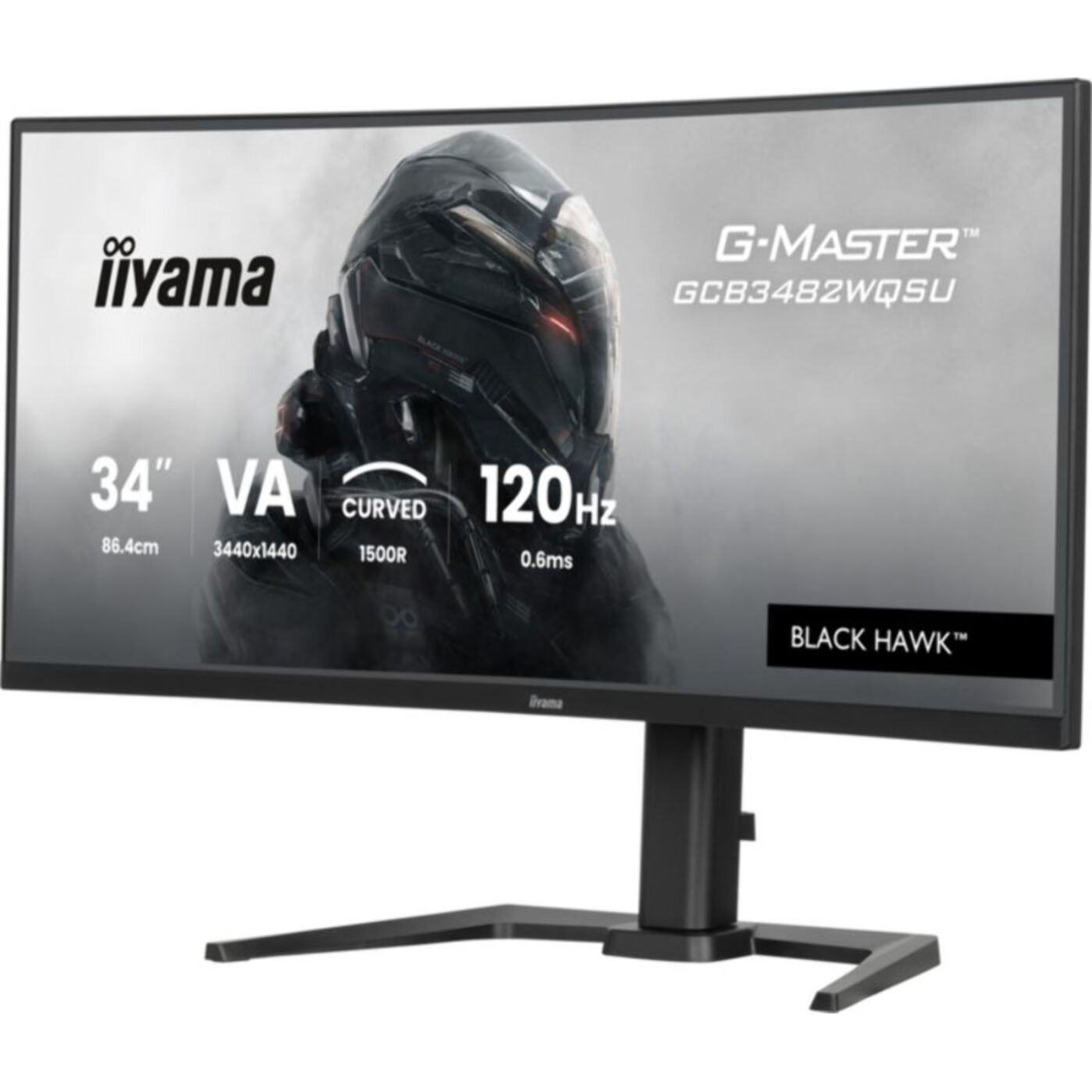 Ecran PC Gamer IIYAMA G-Master GCB3482WQ 34'' WQHD 120Hz VA 0,6 ms HDR