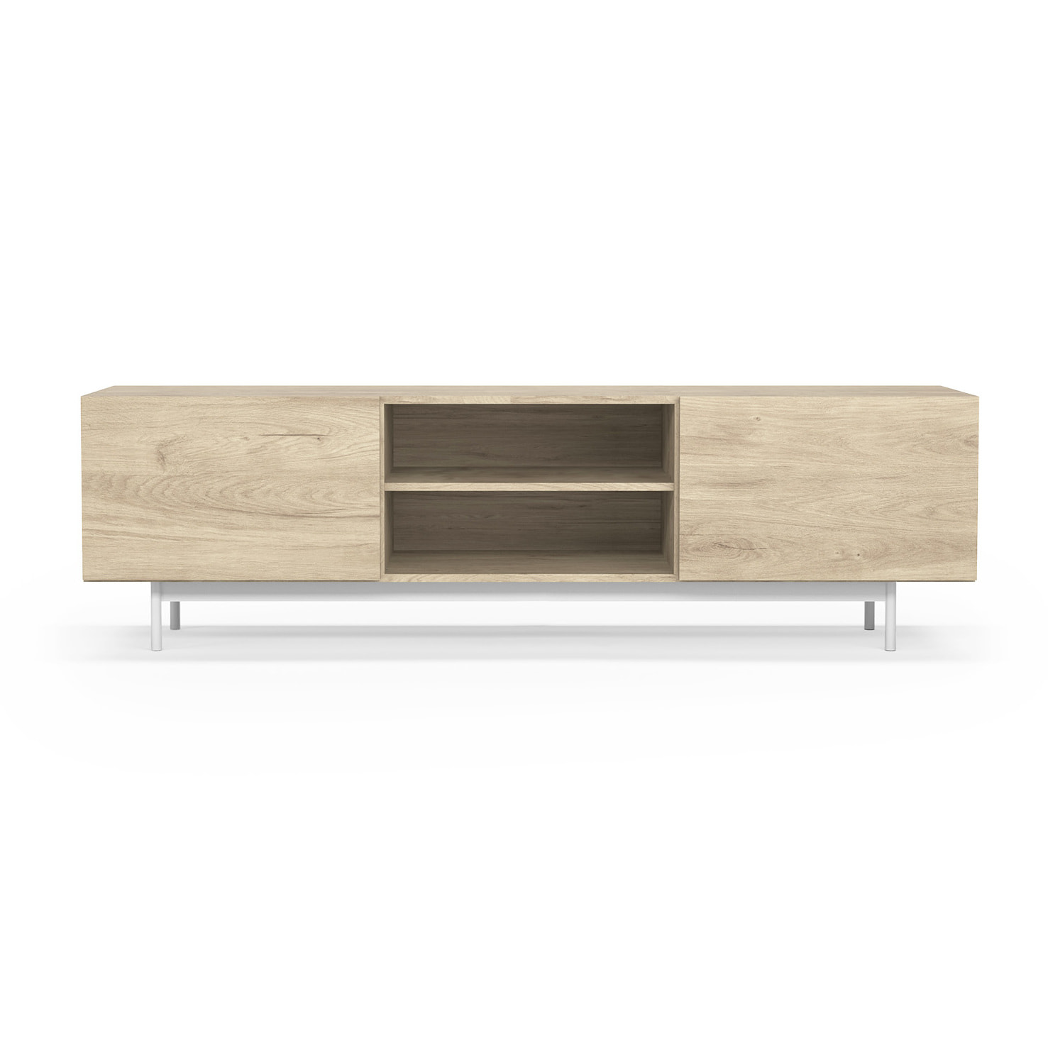 Bajo tv Printed roble claro 52x180x44 cm